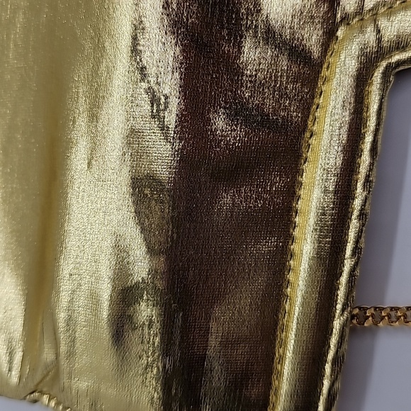 Vtg NWT Gold Metallic Bag - Picture 11 of 11